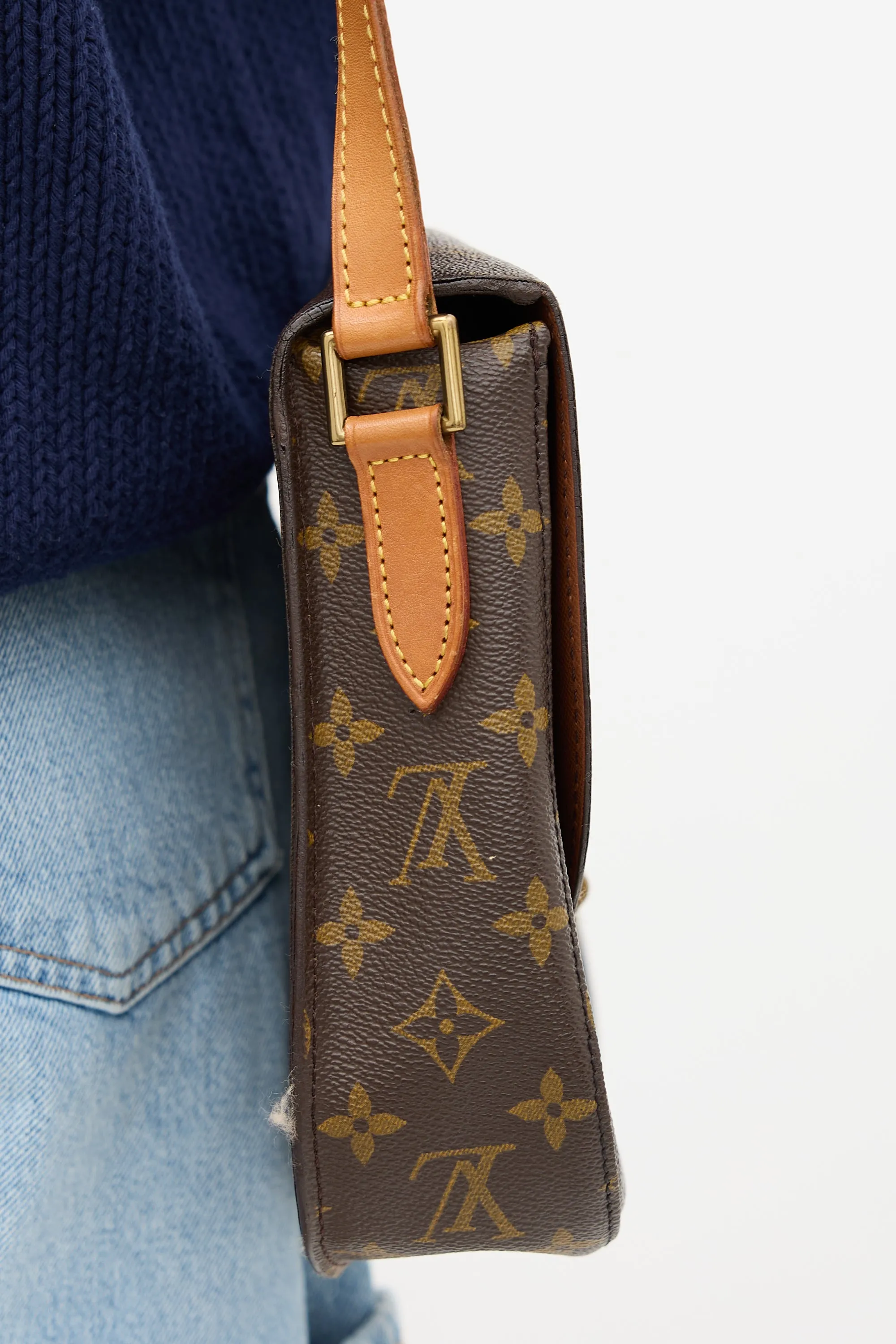 1990 Monogram Saint Cloud Messenger Bag