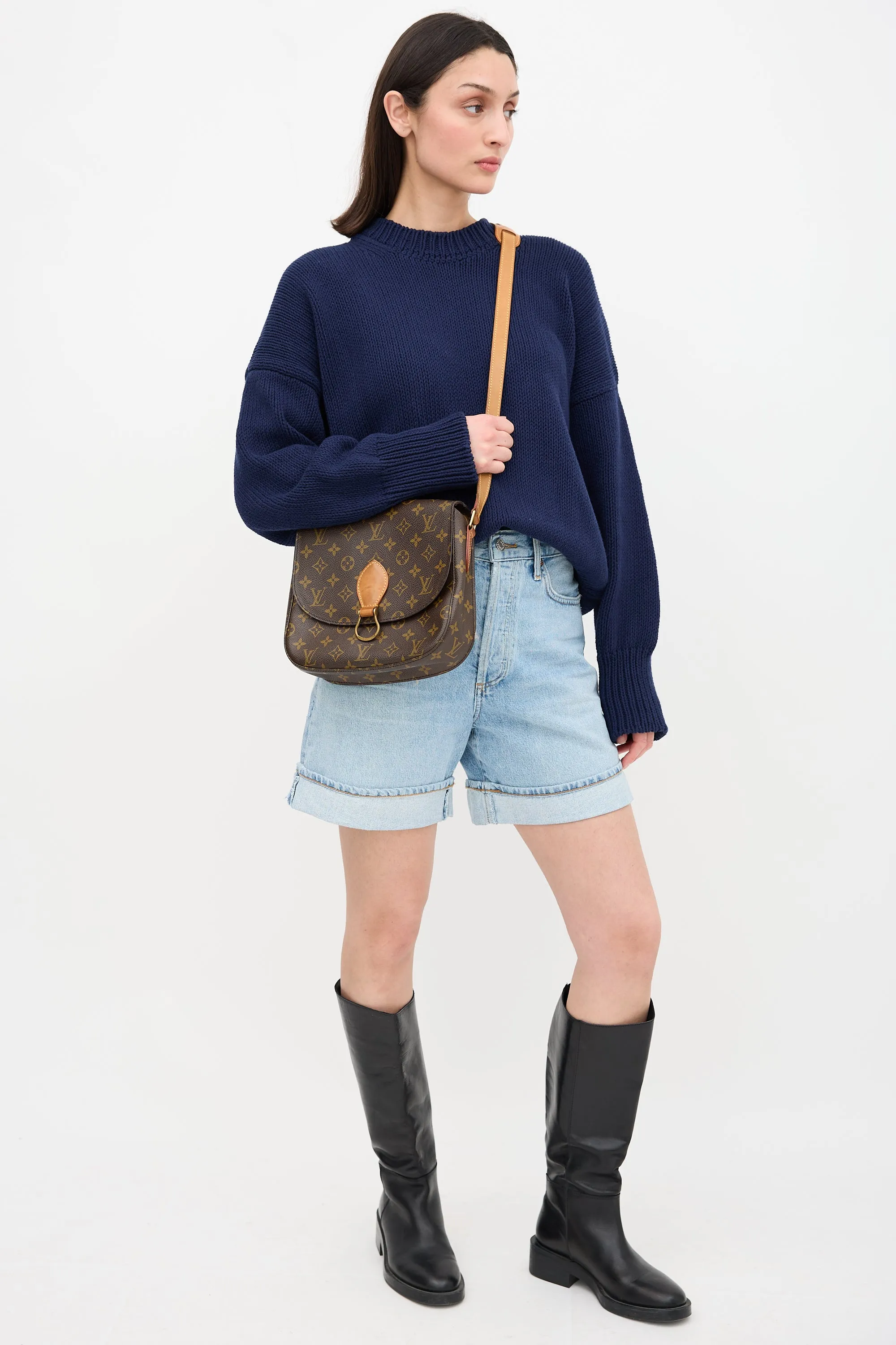 1990 Monogram Saint Cloud Messenger Bag