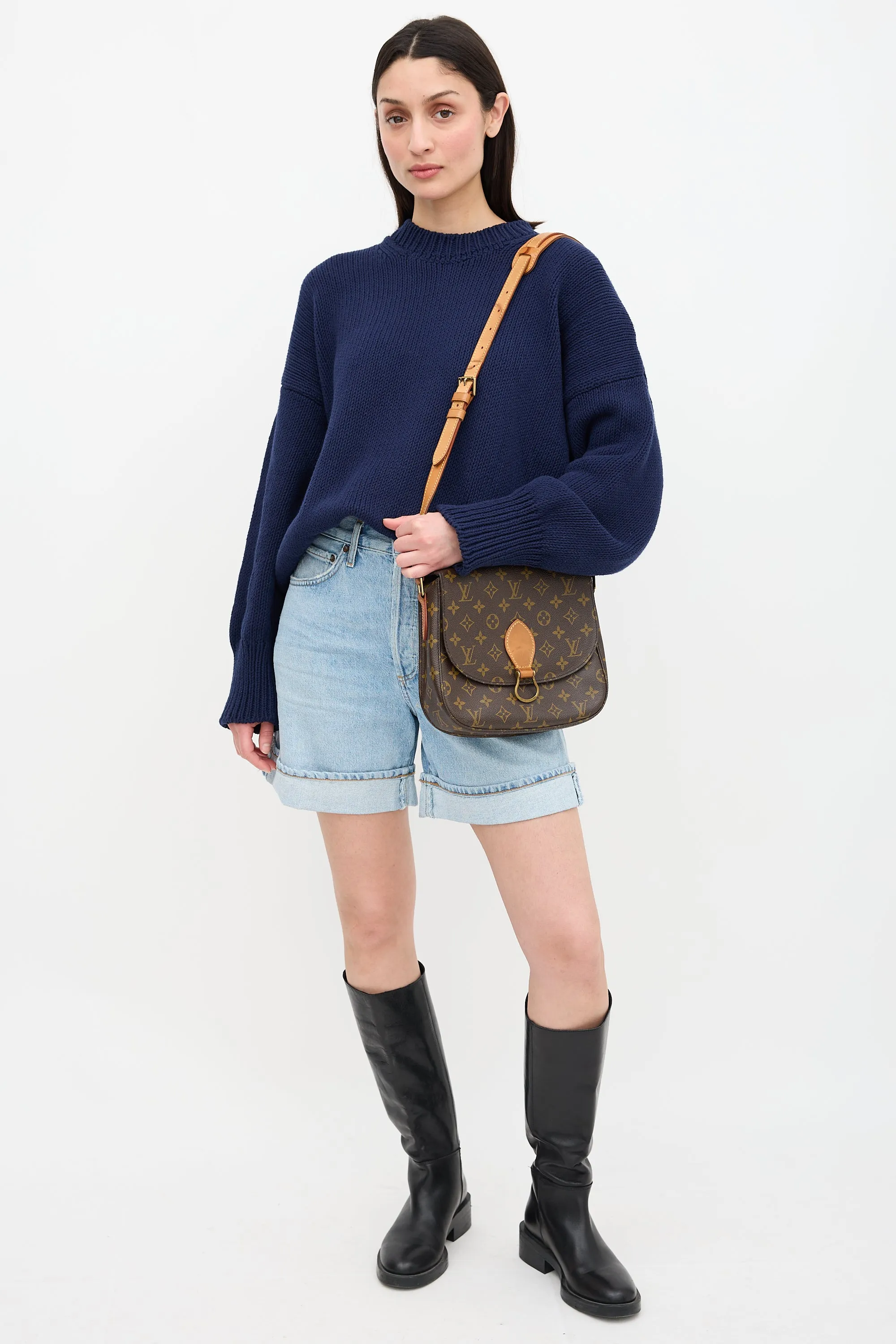 1990 Monogram Saint Cloud Messenger Bag