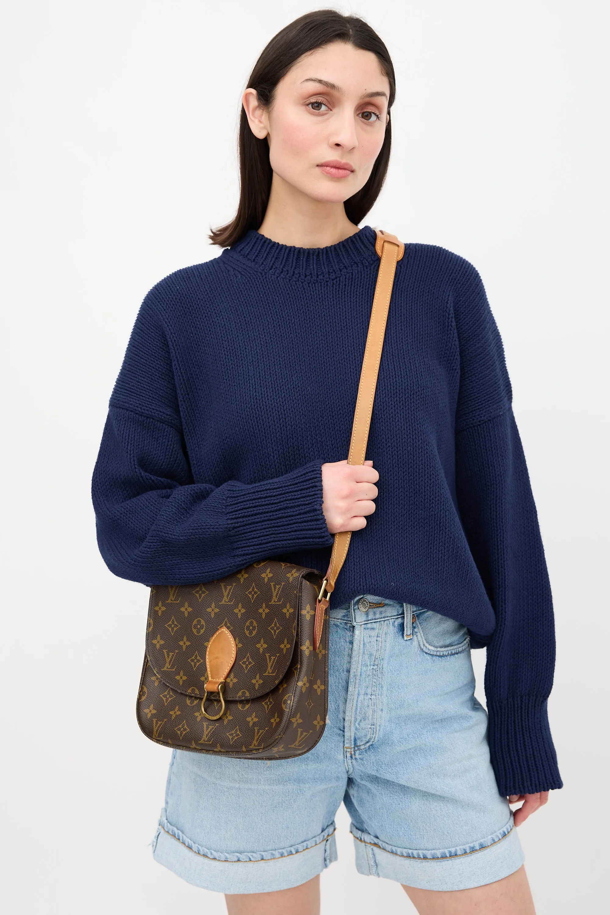 1990 Monogram Saint Cloud Messenger Bag