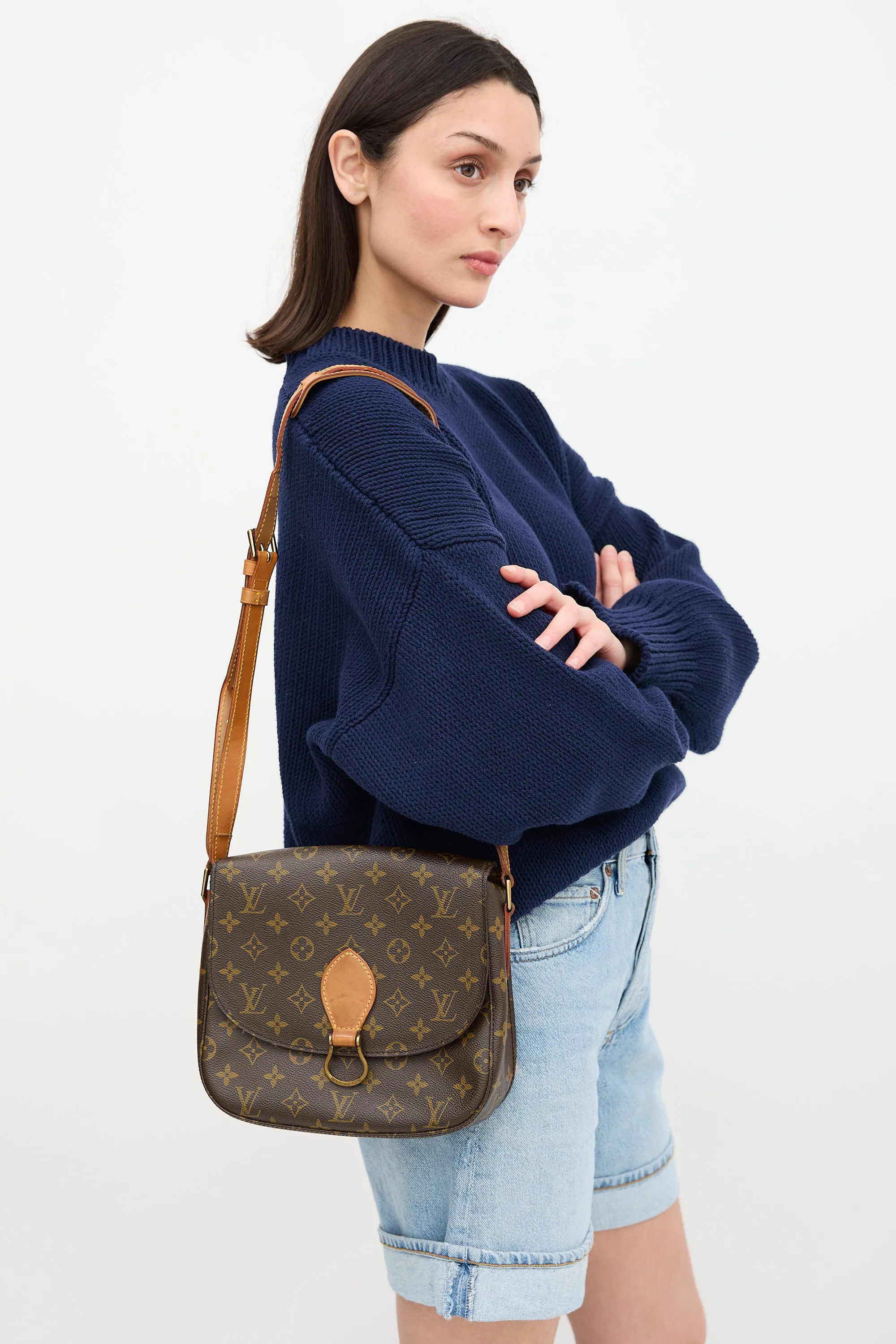1990 Monogram Saint Cloud Messenger Bag