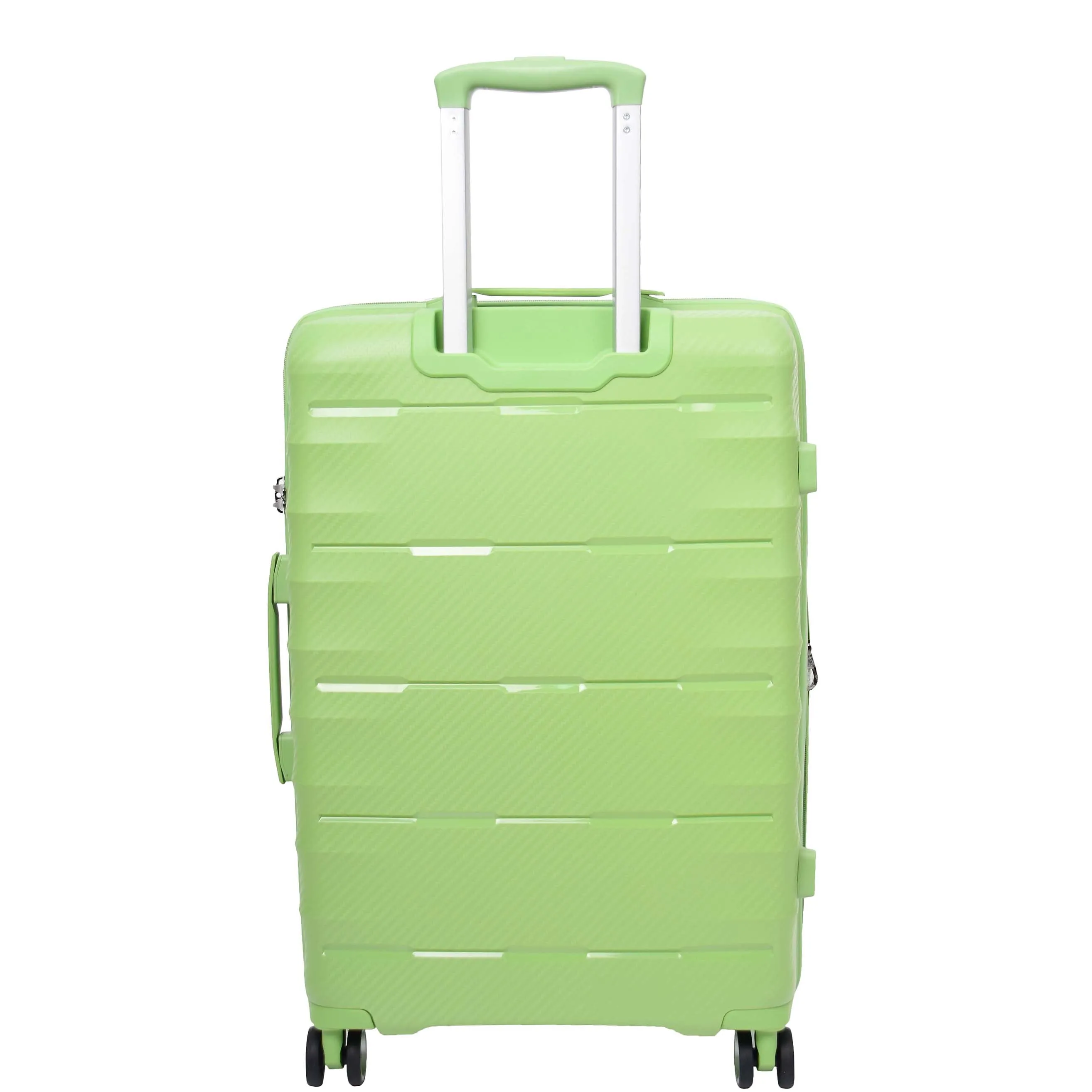 8 Wheeled Expandable ABS Luggage Miyazaki Lime Green