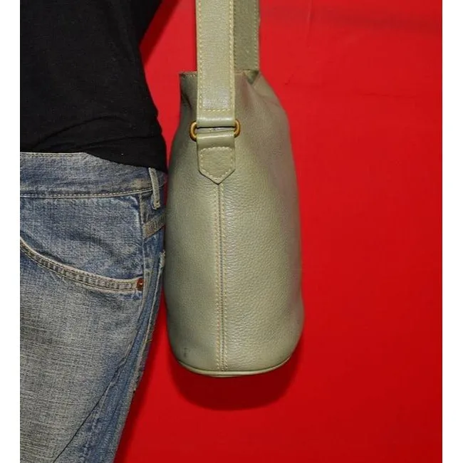 Coach Vintage Pursesdesigner Purses Sage Green Buttery Soft Leather And Brass Hardware Cross Body Ba
