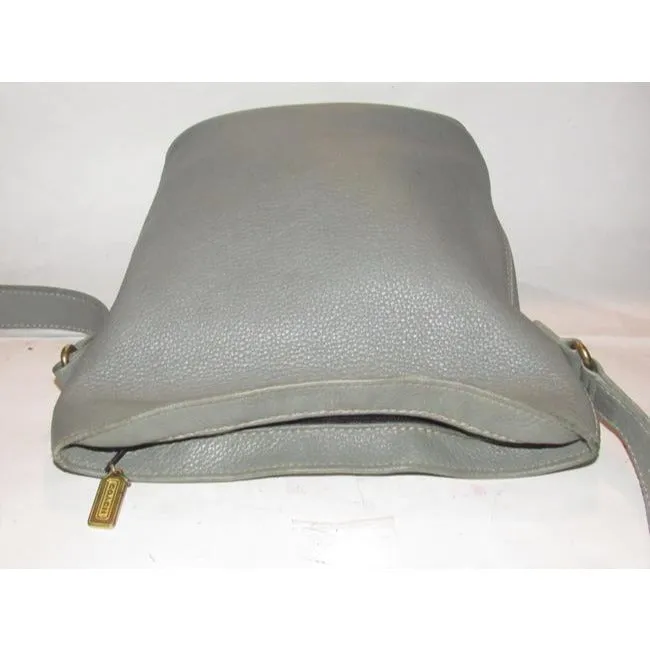 Coach Vintage Pursesdesigner Purses Sage Green Buttery Soft Leather And Brass Hardware Cross Body Ba