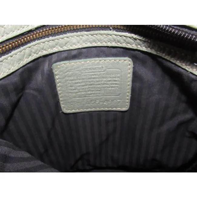 Coach Vintage Pursesdesigner Purses Sage Green Buttery Soft Leather And Brass Hardware Cross Body Ba
