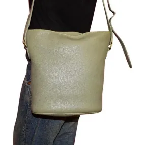 Coach Vintage Pursesdesigner Purses Sage Green Buttery Soft Leather And Brass Hardware Cross Body Ba