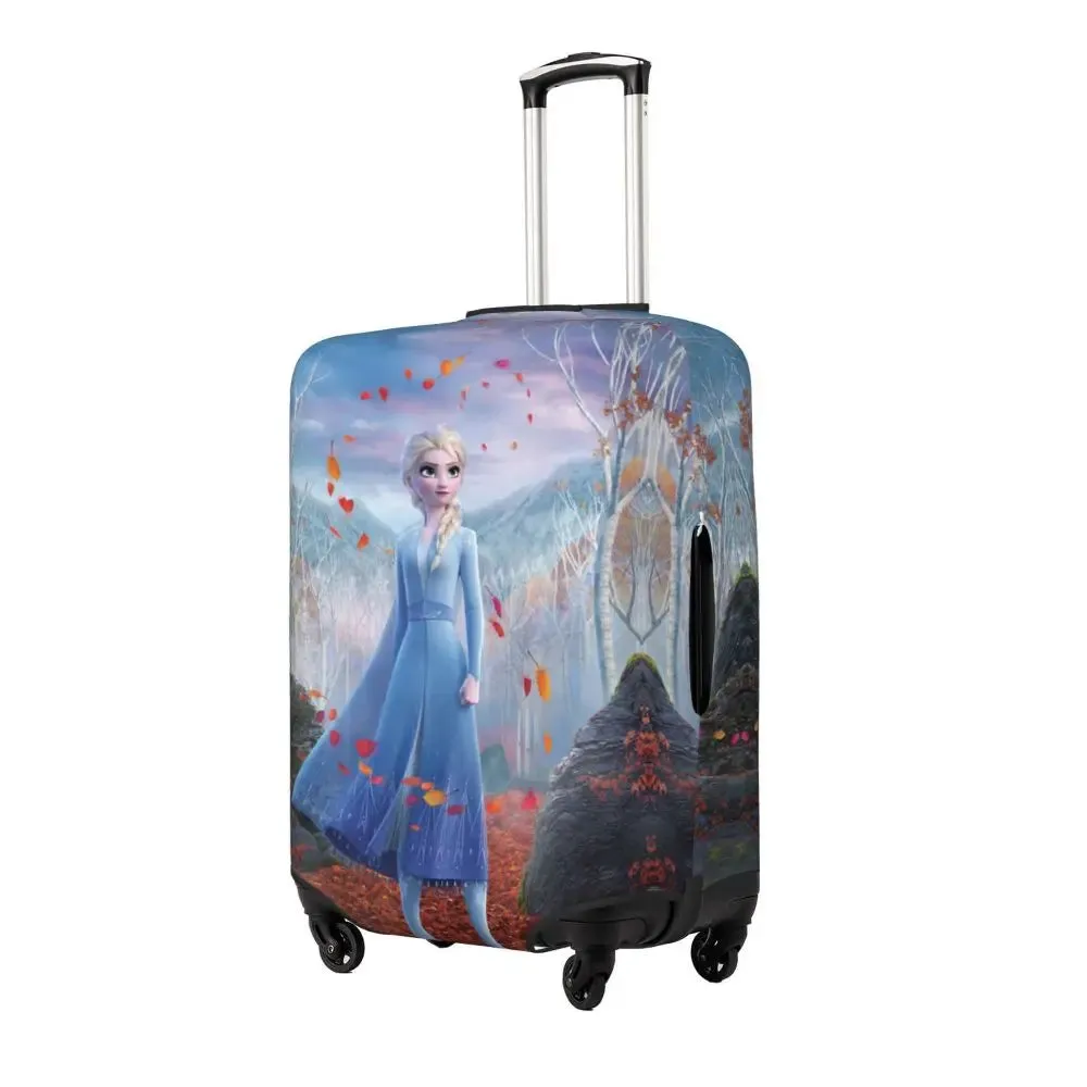 Custom Cartoon Frozen Princess Luggage COVER ONLY  Travel Suitcase Protective Covers Fits 18-32 Inch