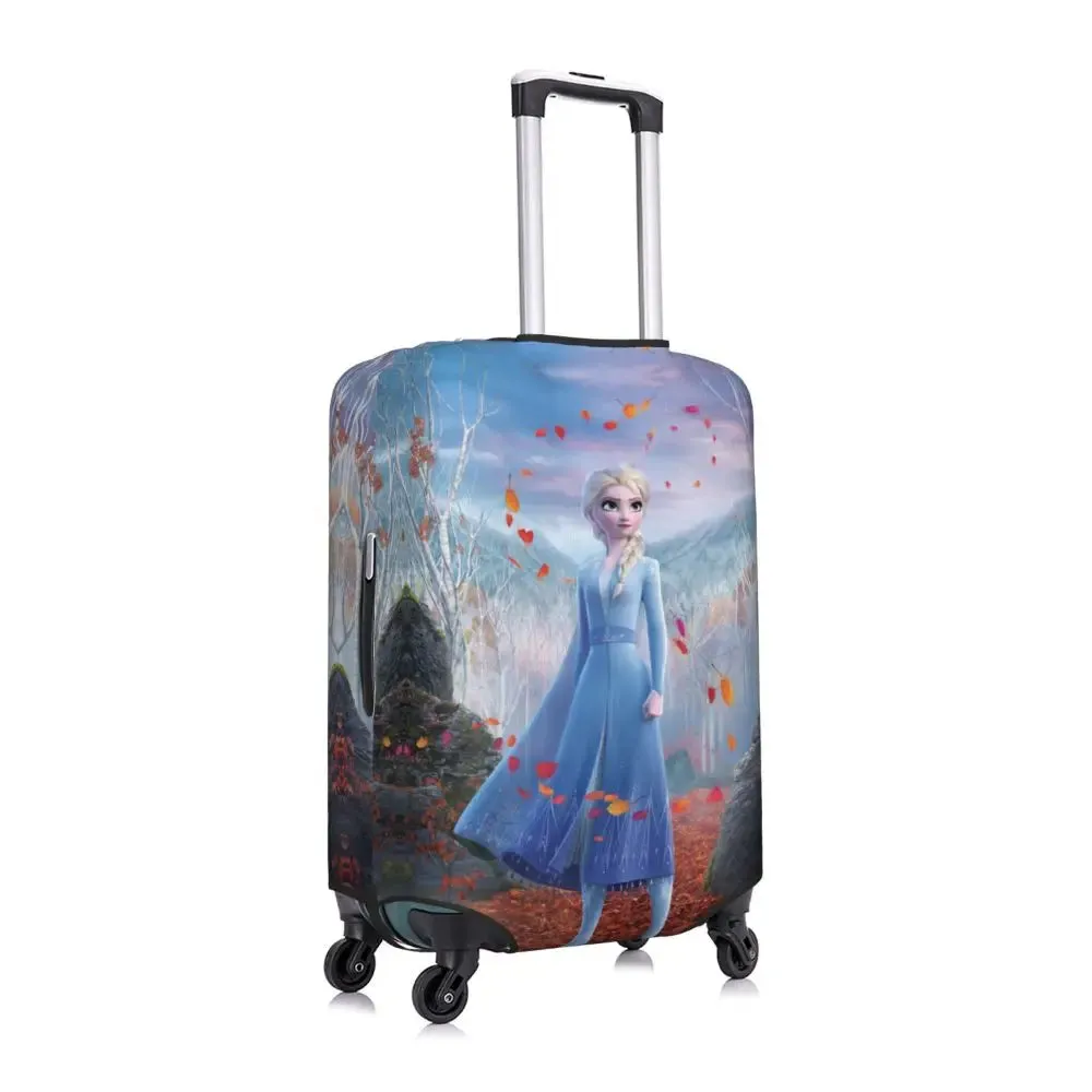 Custom Cartoon Frozen Princess Luggage COVER ONLY  Travel Suitcase Protective Covers Fits 18-32 Inch