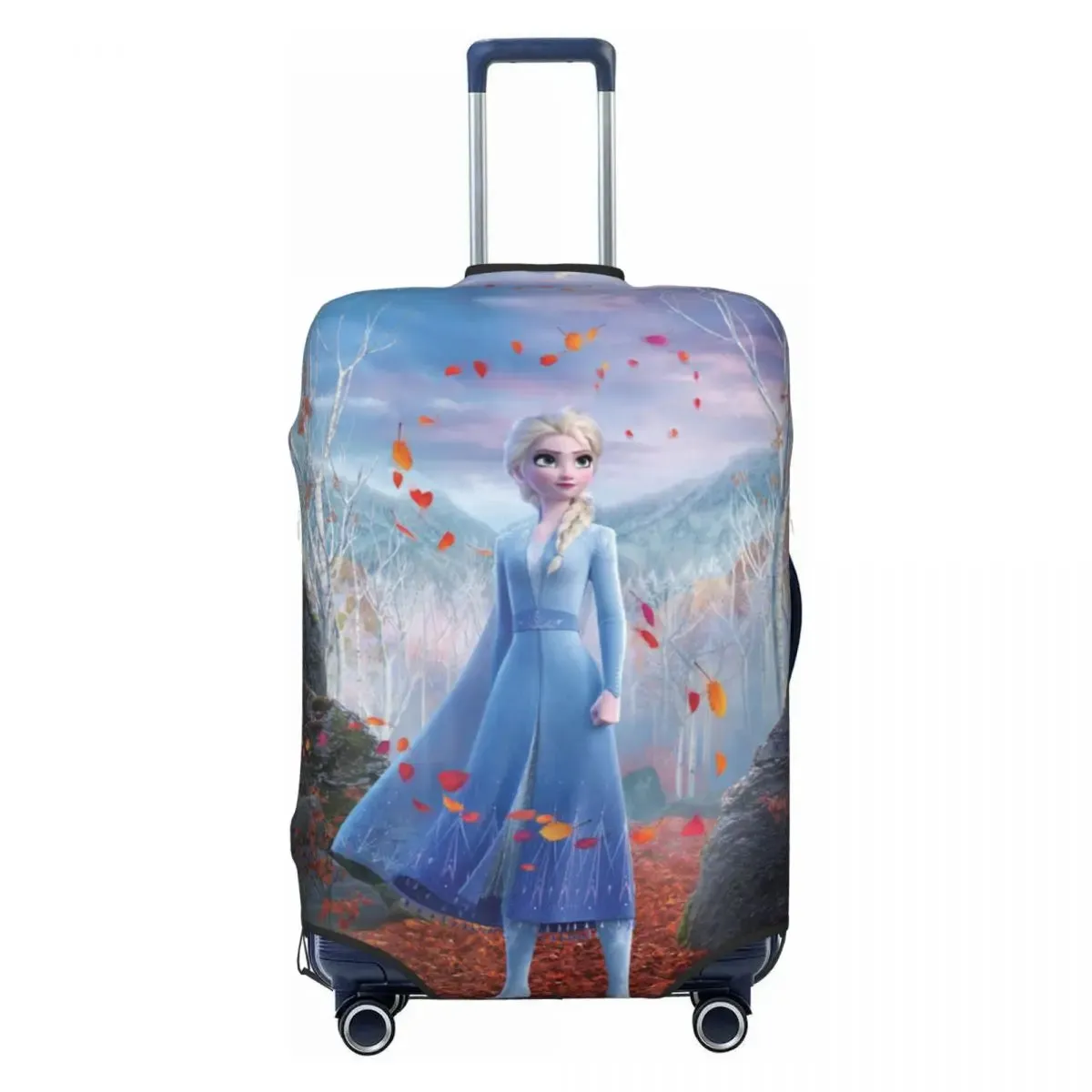 Custom Cartoon Frozen Princess Luggage COVER ONLY  Travel Suitcase Protective Covers Fits 18-32 Inch