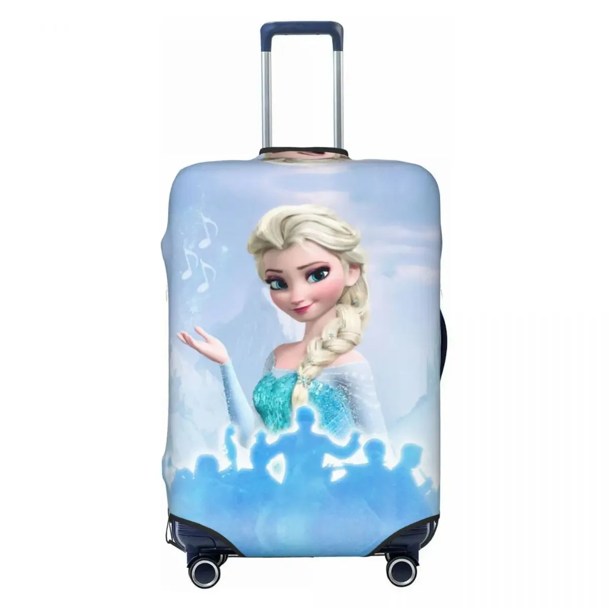 Custom Cartoon Frozen Princess Luggage COVER ONLY  Travel Suitcase Protective Covers Fits 18-32 Inch