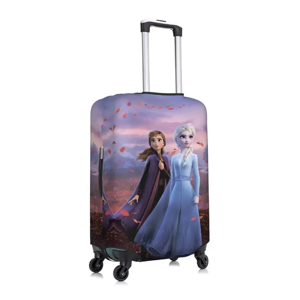 Custom Cartoon Frozen Princess Luggage COVER ONLY  Travel Suitcase Protective Covers Fits 18-32 Inch