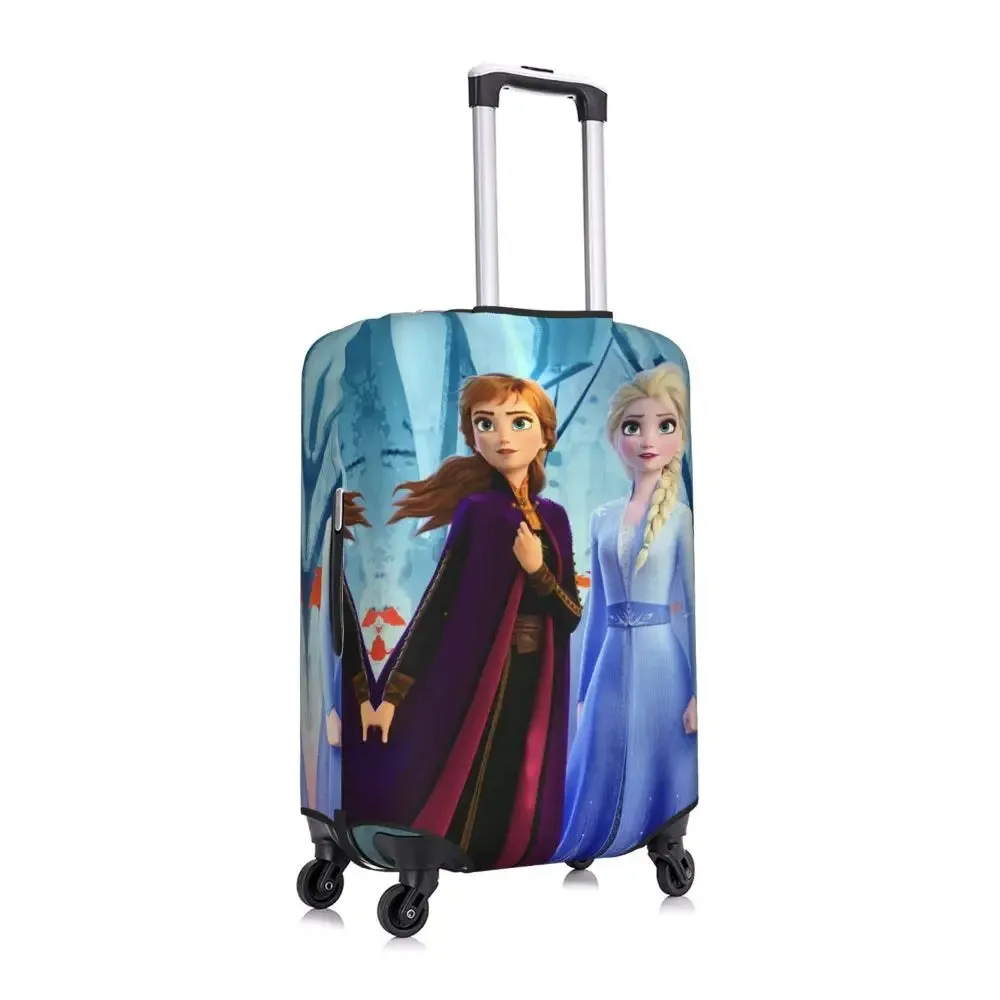 Custom Cartoon Frozen Princess Luggage COVER ONLY  Travel Suitcase Protective Covers Fits 18-32 Inch