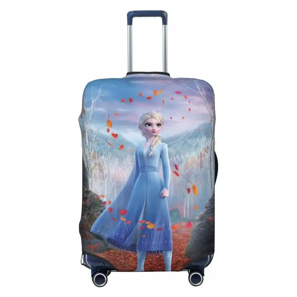 Custom Cartoon Frozen Princess Luggage COVER ONLY  Travel Suitcase Protective Covers Fits 18-32 Inch