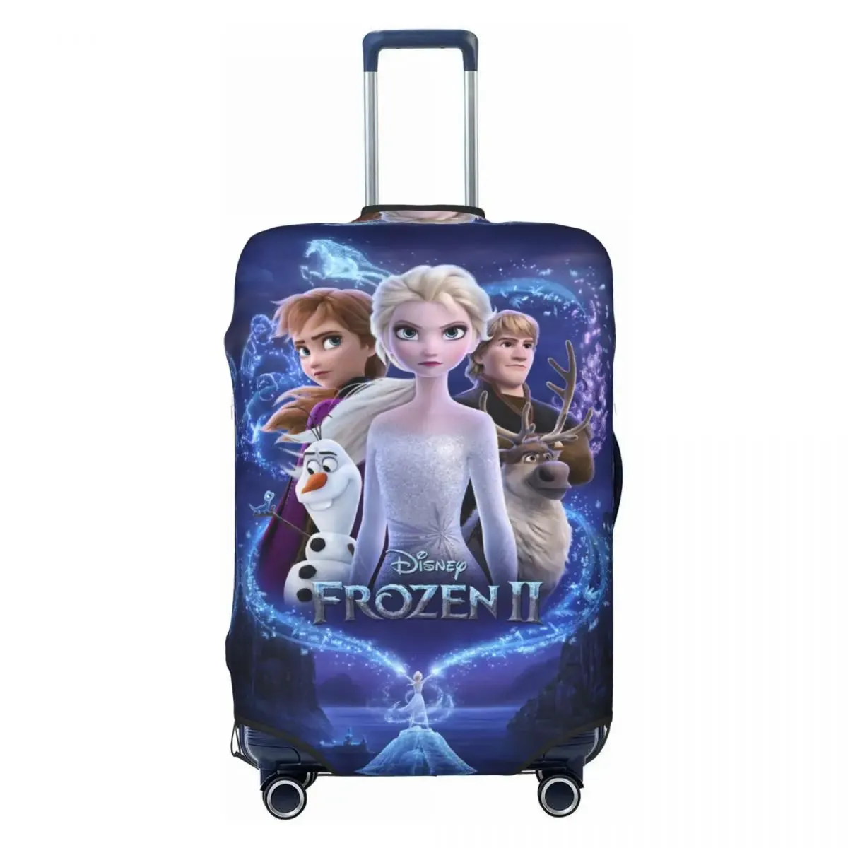 Custom Cartoon Frozen Princess Luggage COVER ONLY  Travel Suitcase Protective Covers Fits 18-32 Inch
