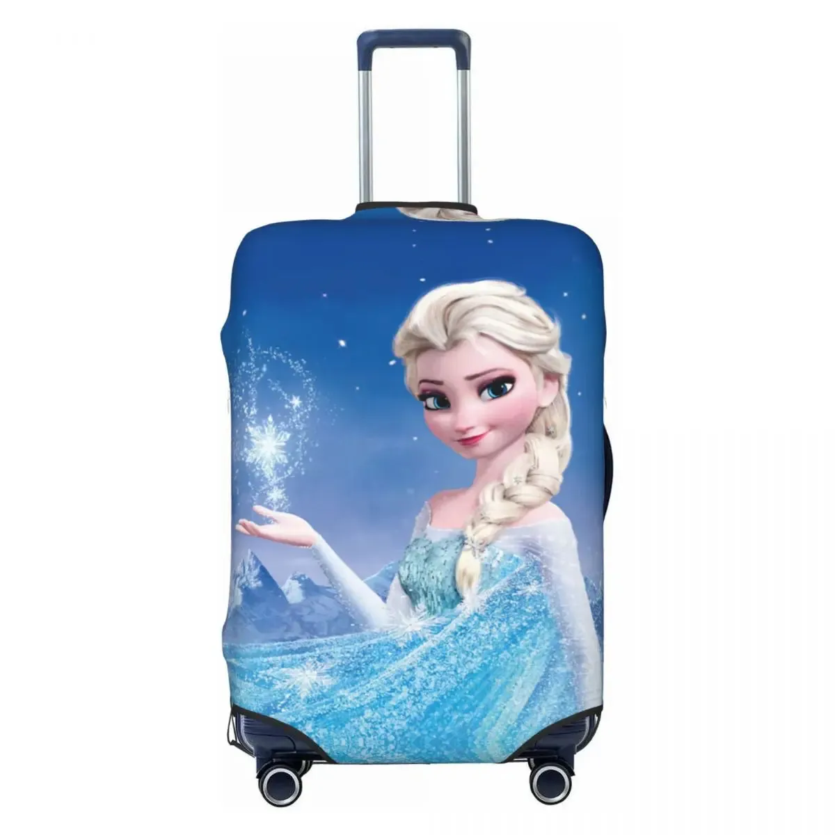 Custom Cartoon Frozen Princess Luggage COVER ONLY  Travel Suitcase Protective Covers Fits 18-32 Inch