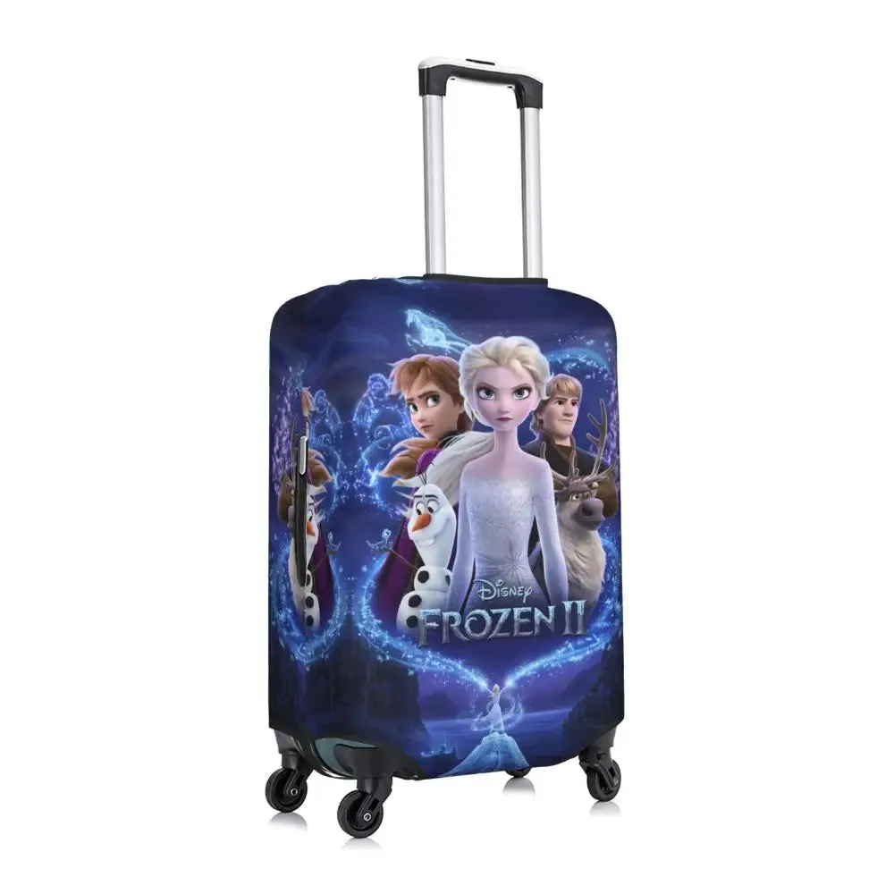 Custom Cartoon Frozen Princess Luggage COVER ONLY  Travel Suitcase Protective Covers Fits 18-32 Inch
