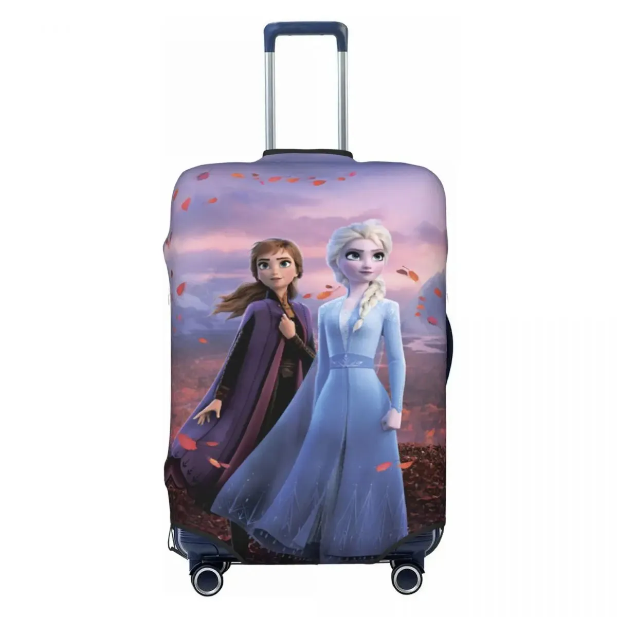 Custom Cartoon Frozen Princess Luggage COVER ONLY  Travel Suitcase Protective Covers Fits 18-32 Inch