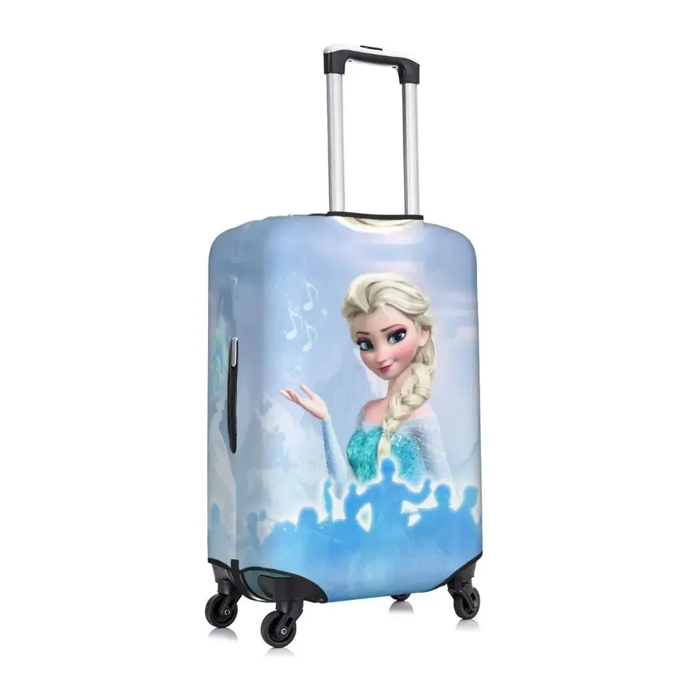 Custom Cartoon Frozen Princess Luggage COVER ONLY  Travel Suitcase Protective Covers Fits 18-32 Inch