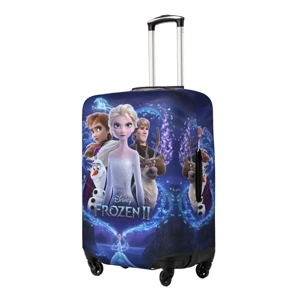 Custom Cartoon Frozen Princess Luggage COVER ONLY  Travel Suitcase Protective Covers Fits 18-32 Inch