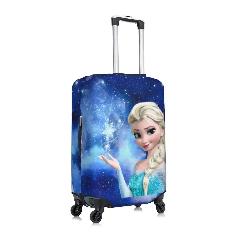 Custom Cartoon Frozen Princess Luggage COVER ONLY  Travel Suitcase Protective Covers Fits 18-32 Inch