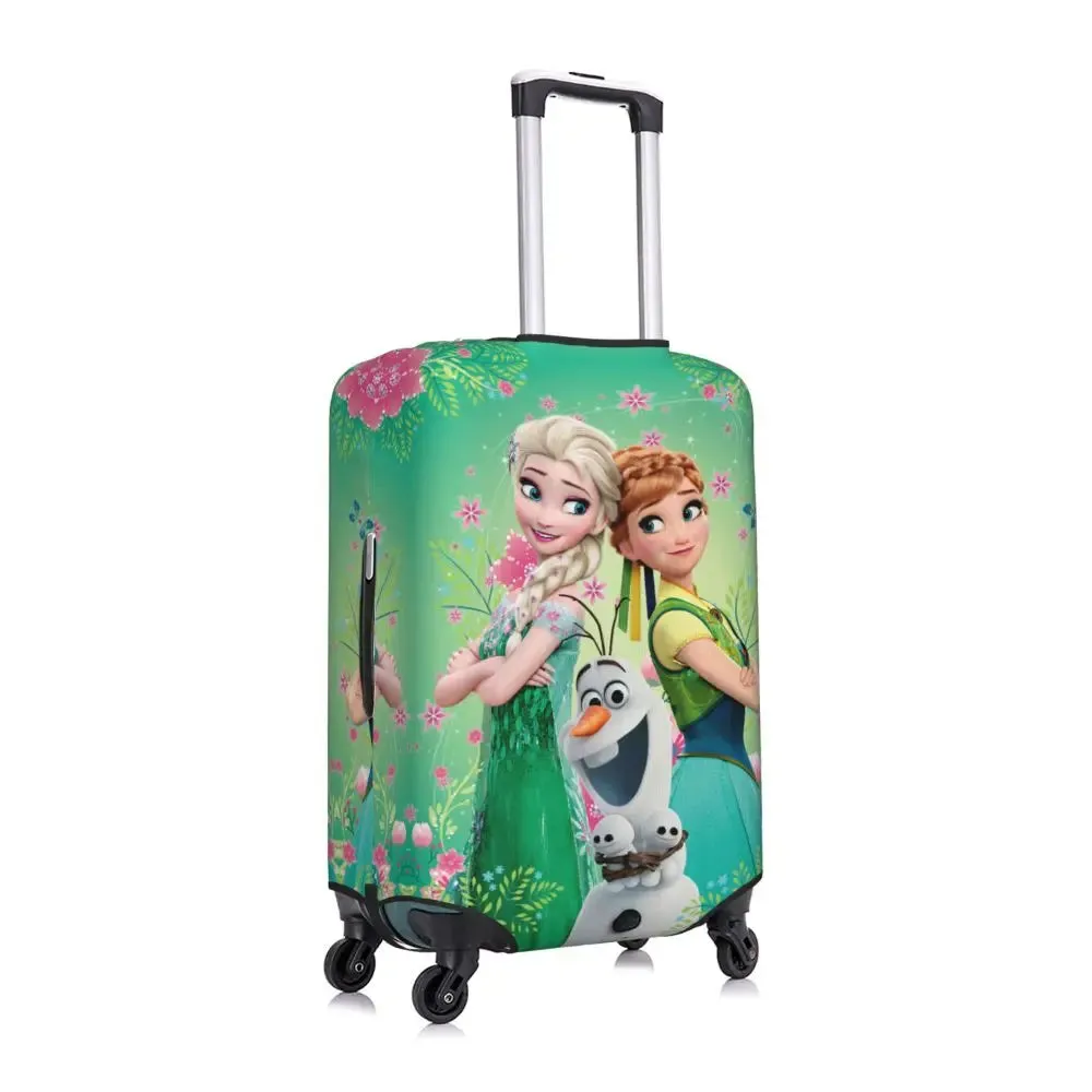 Custom Cartoon Frozen Princess Luggage COVER ONLY  Travel Suitcase Protective Covers Fits 18-32 Inch
