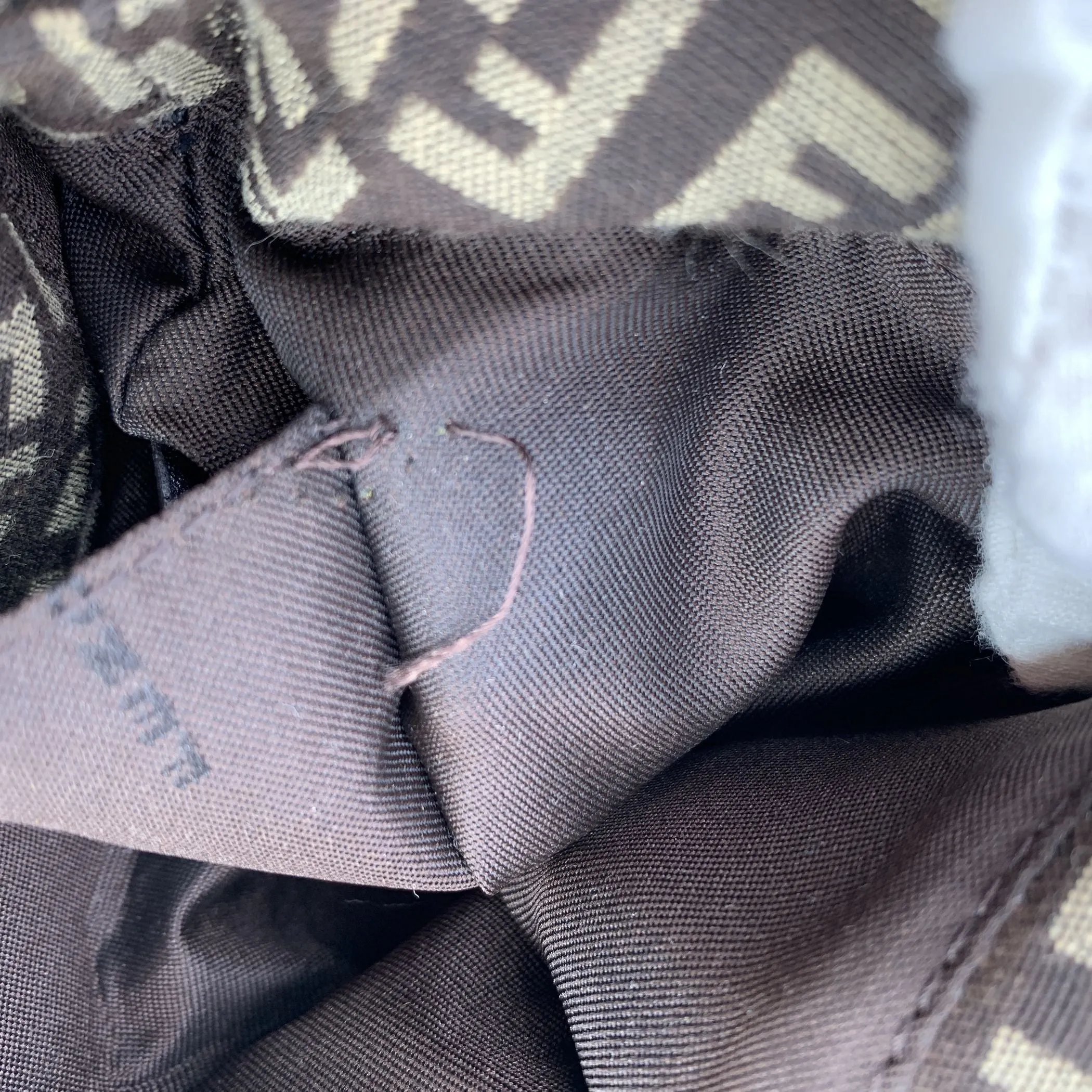 Fendi Cloth Crossbody Bag FF