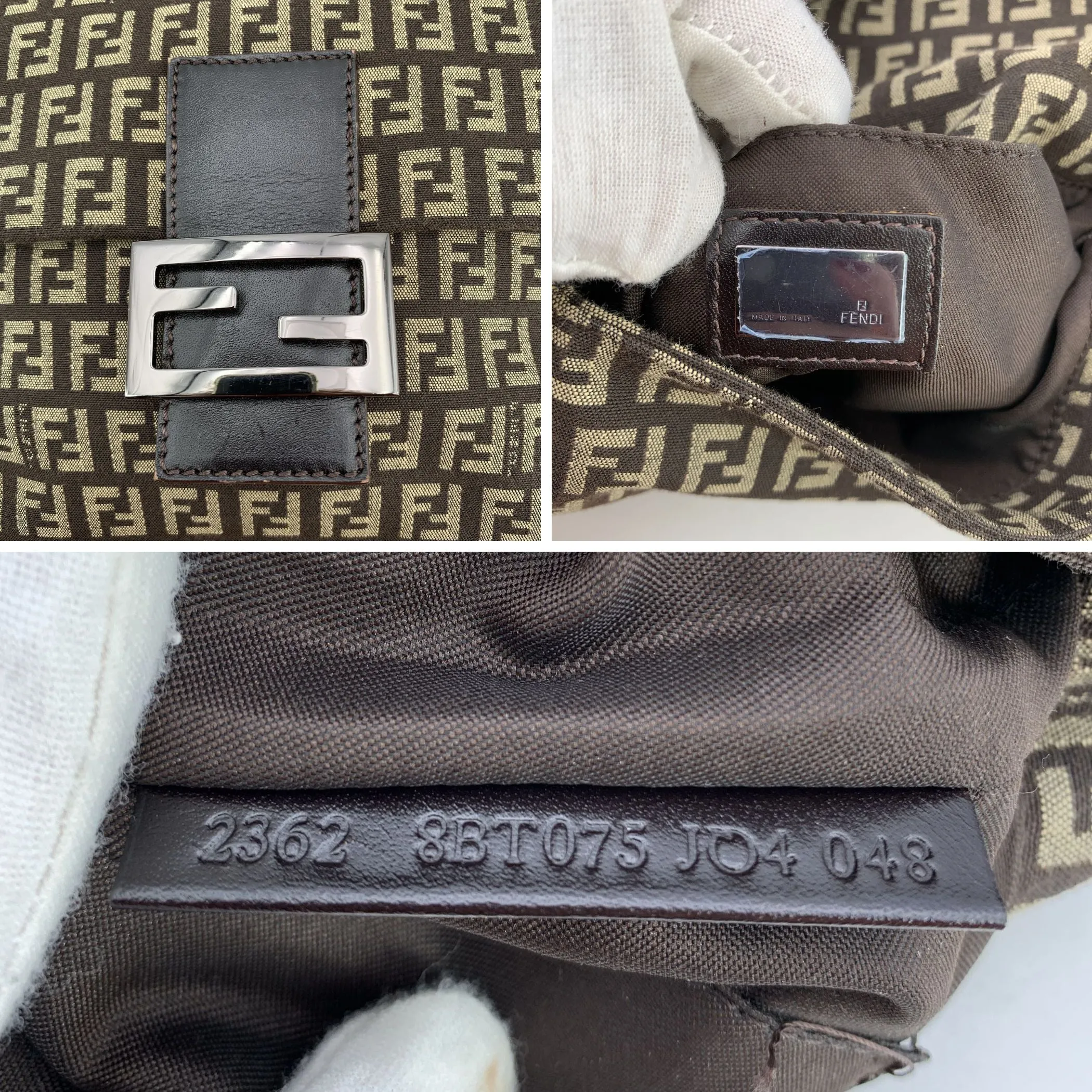 Fendi Cloth Crossbody Bag FF