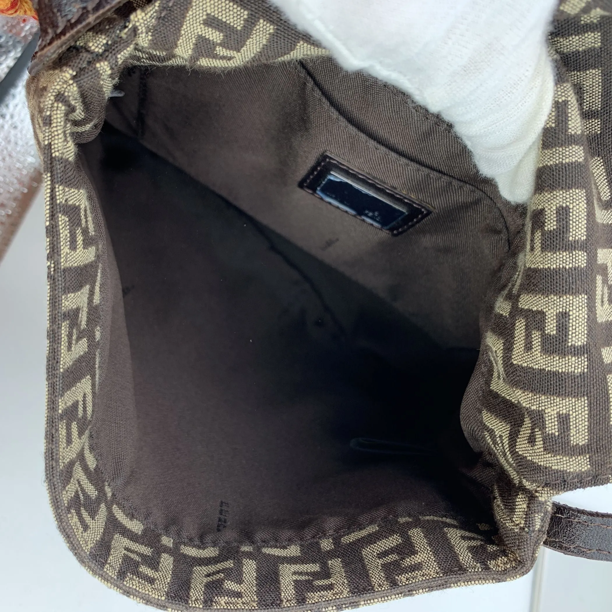 Fendi Cloth Crossbody Bag FF