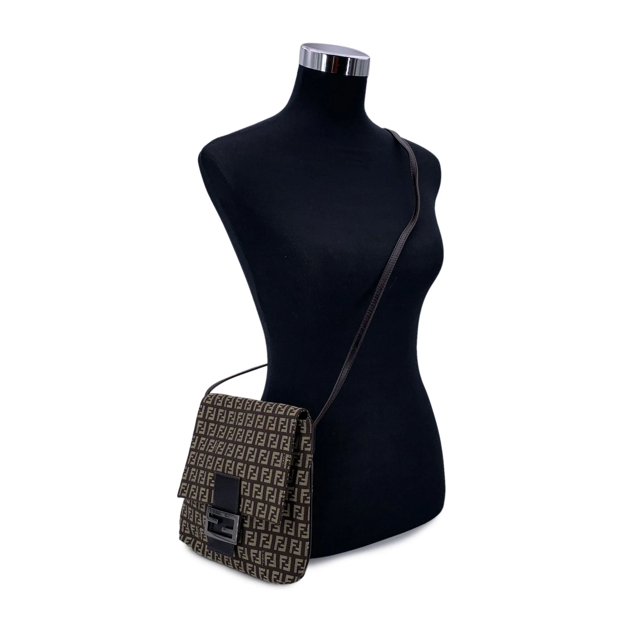 Fendi Cloth Crossbody Bag FF