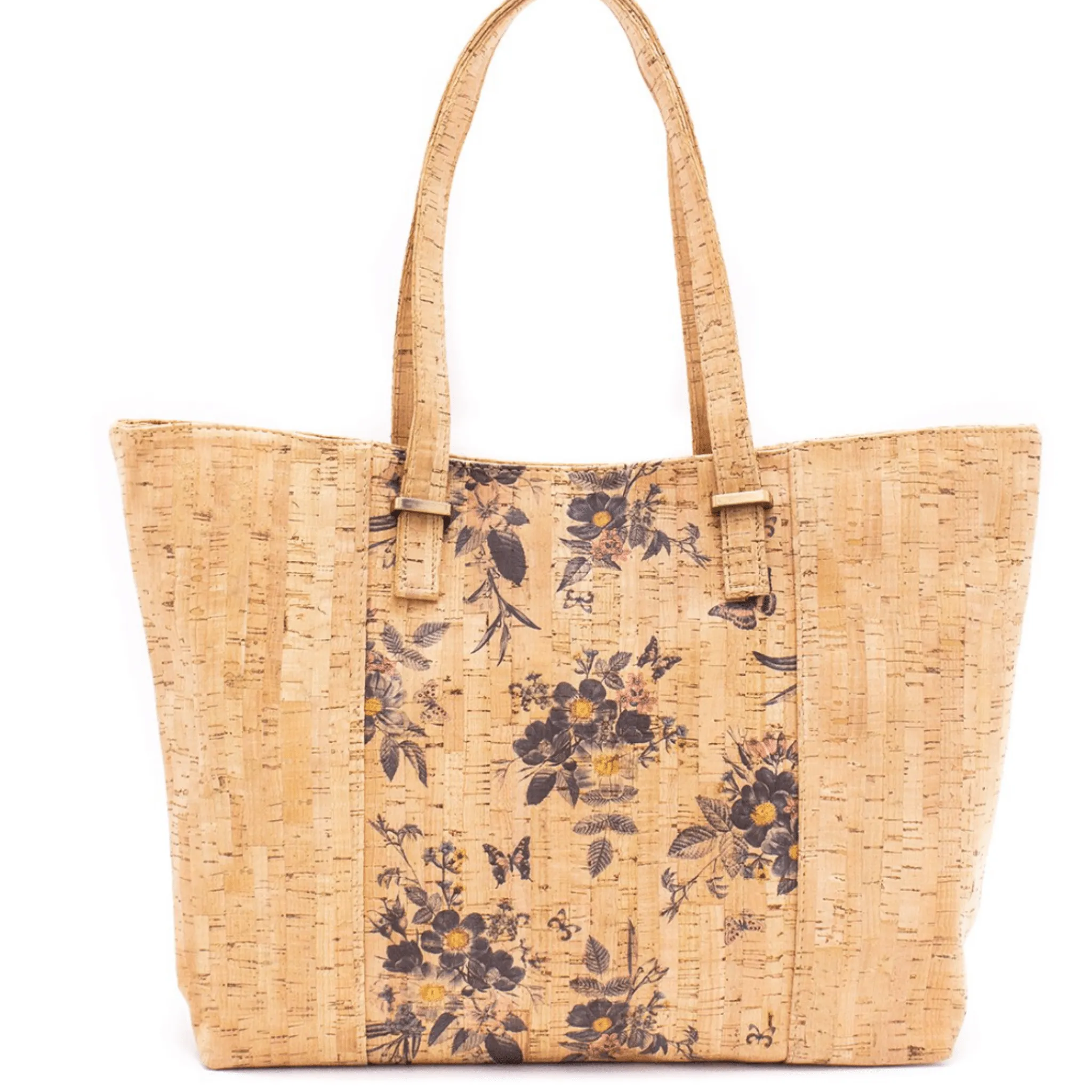 Floral Cork Large Tote