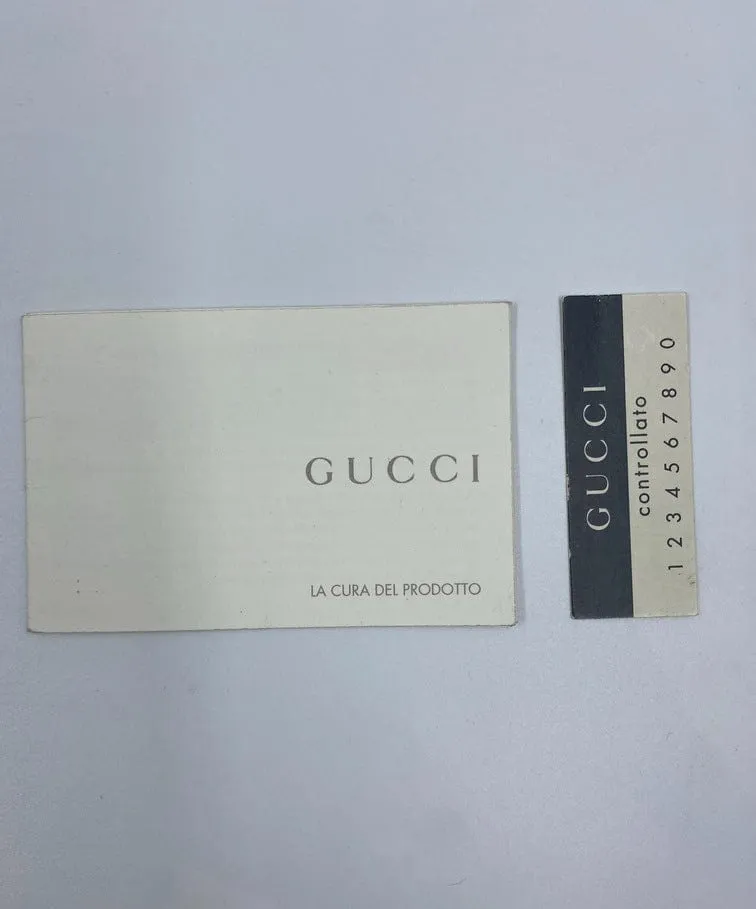 Gucci Vintage Canvas Hobo Tote