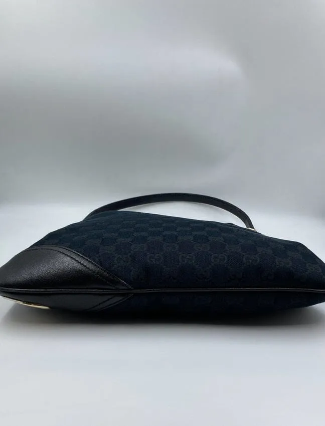 Gucci Vintage Canvas Hobo Tote