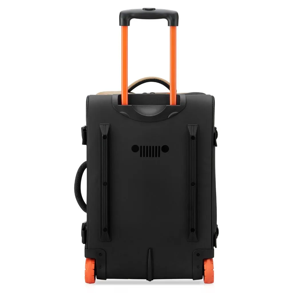 Jeep 55 cm 2-Wheel All Terrain Rolling Duffle Bag - Black