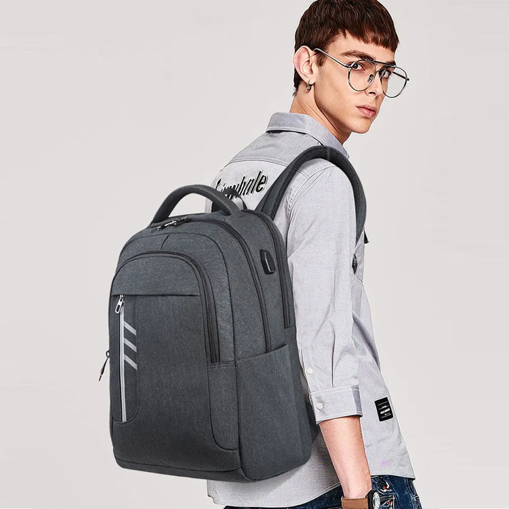 Laptop Backpack for Men Boys Anti-theft Business Backpack Waterproof with Charger