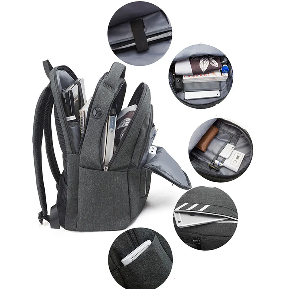Laptop Backpack for Men Boys Anti-theft Business Backpack Waterproof with Charger