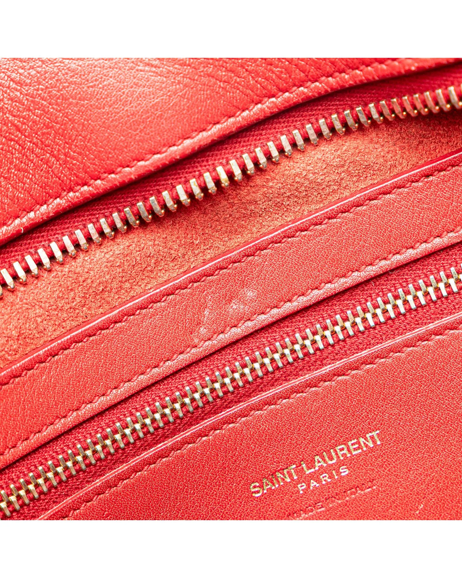 Medium Leather Monogram Cabas Satchel with Detachable Strap