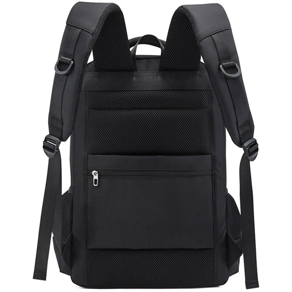 Men's Outdoor Large Capacity Backpack with USB Charging Port Waterproof Commerical Commute Bag Working Bag