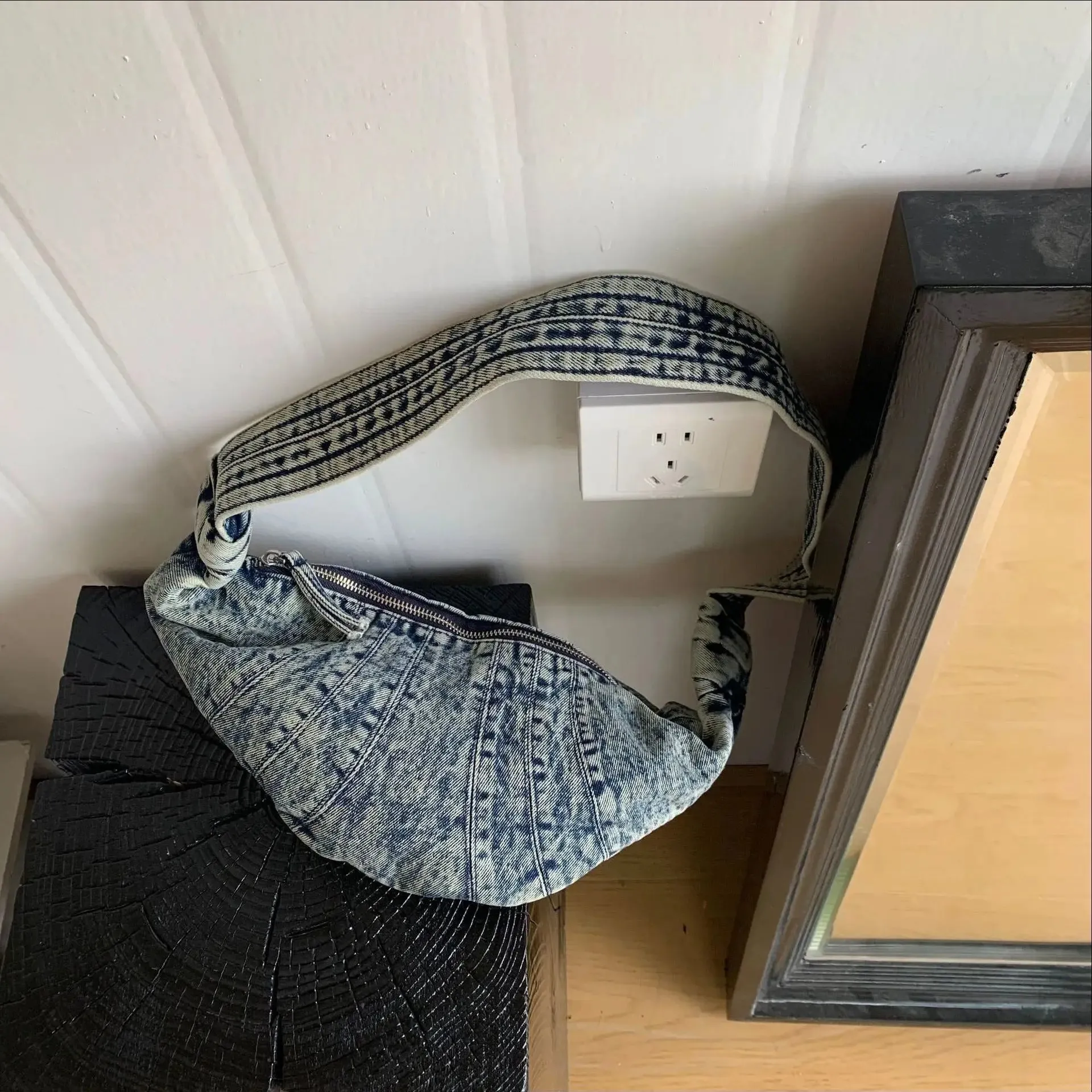 UAKISS  -  Casual Simplicity Shoulder Bags Women Canvas High Capacity Shopping bag Crossed Body Denim Bag Women Messenger Bag